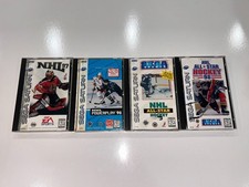 4 Sega Saturn Hockey Games (NHL 97,All-Star Hockey 97/98,Powerplay 96) Lot #11