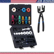 26pc Fuel Line Disconnect Tool Set Fuel And Ac Disconnect Pliers Ac Color Black