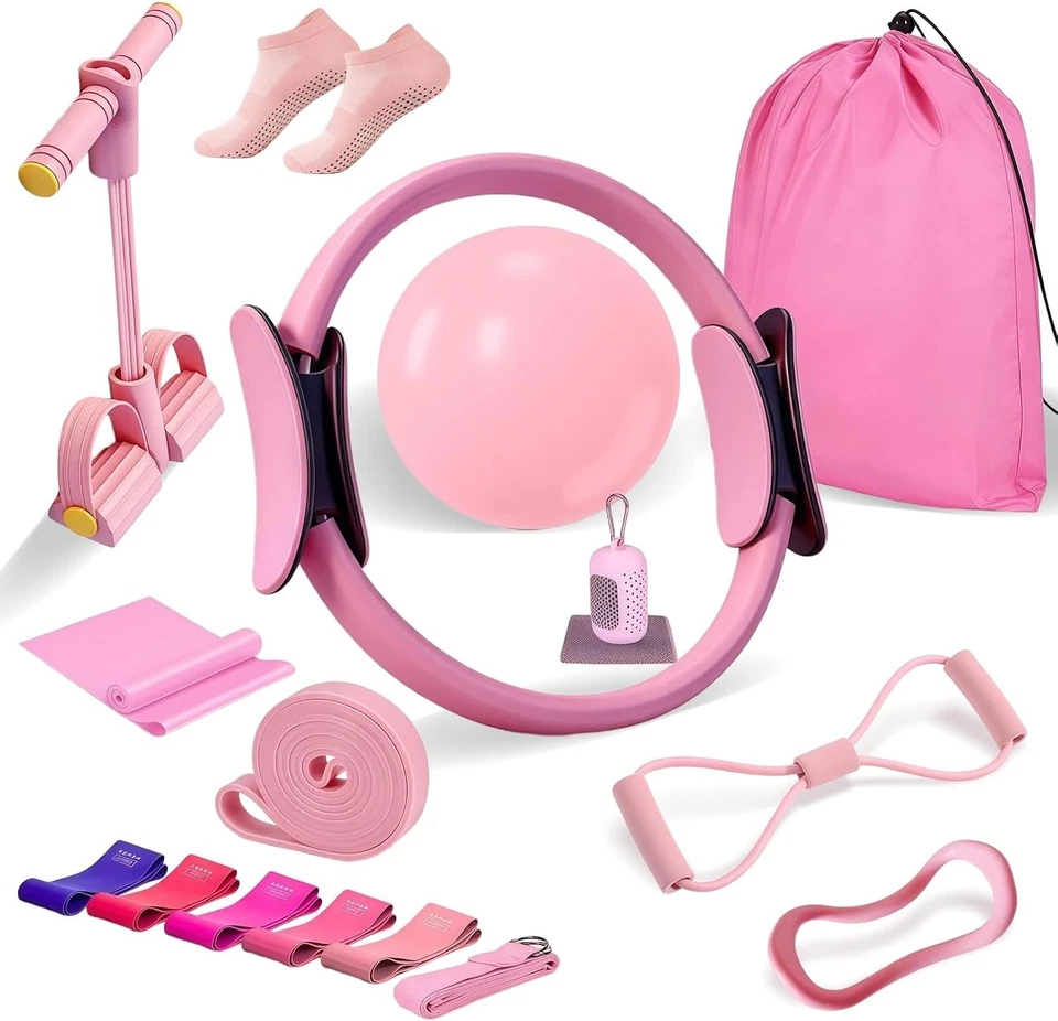 Kit de Pilates Tout-En-Un à Domicile pour Femmes | + Nbreux Accessoires | NEUF - Photo 2/4
