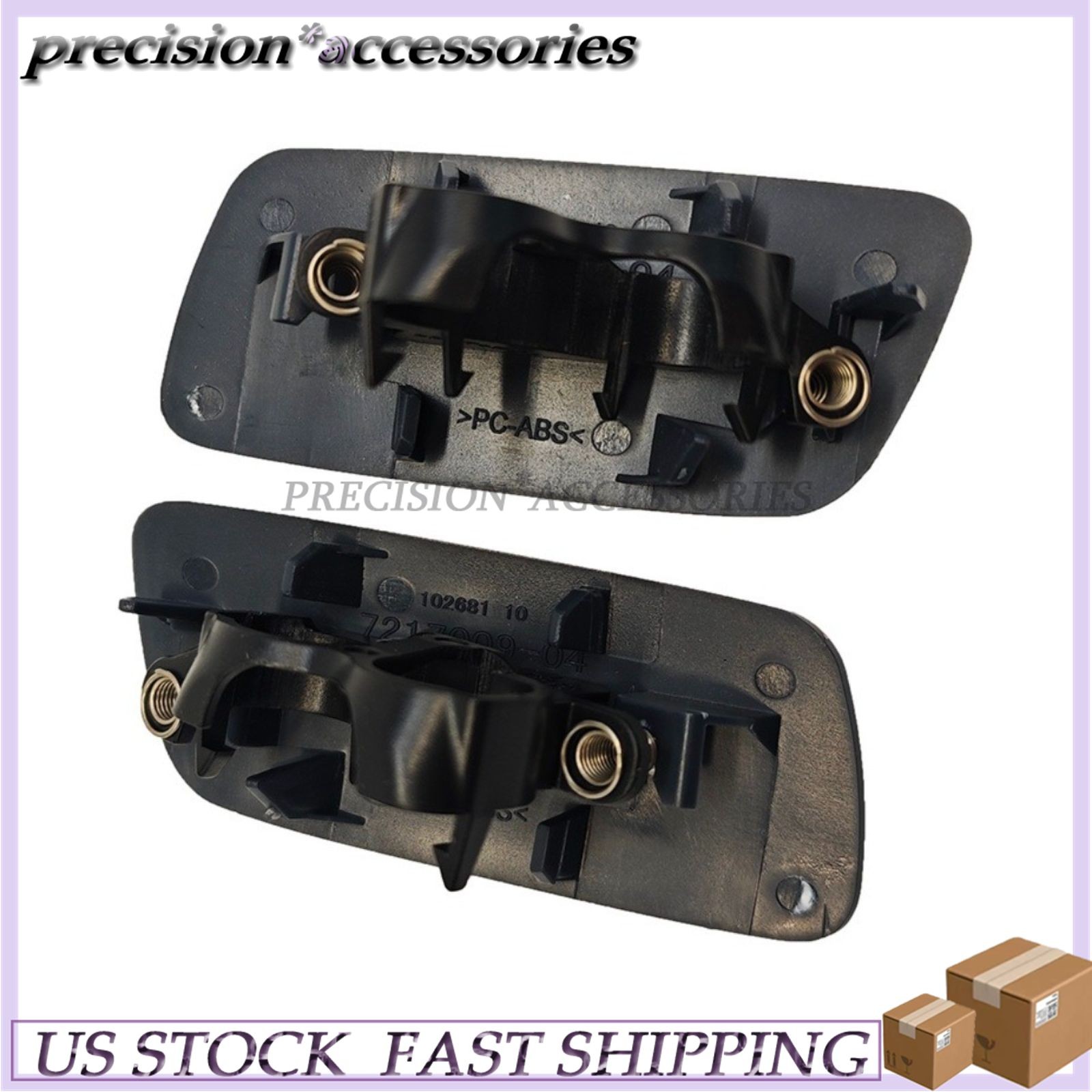Pair Front Headlight Washer Cap For 10 11 12 13 14 15 16 17 18 Rolls-Royce Ghost