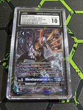 Digimon Card Game Weregarurumon Bt15-026 Alt Art Cgc 10
