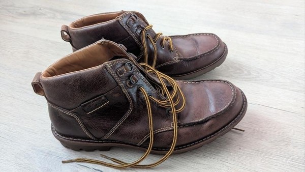 Men Clarks Boots Brown 44