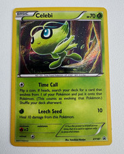 Celebi XY187 XY Holo Promo Basic Grass Type 70 HP English Pokemon TCG 2017 on eBay