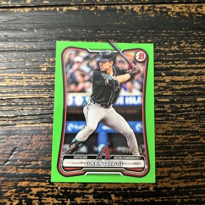 Topps 2026 Bowman Corbin Carroll Arizona Diamondbacks Green /399 #80