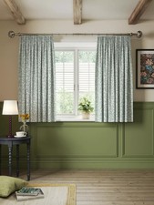 John Lewis Marlow Lined Pencil Pleat Curtains Pair W117 x D137cm Duck Egg