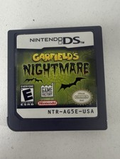 Garfield's Nightmare (Nintendo DS, 2007) Game Cartridge Only Tested - SHIPS FREE