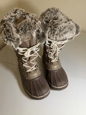 London Fog Snow Boots Girls Size 4
