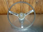 OEM Mopar Steering Wheel 2925134 & Horn Button 1968 1969 Dodge Charger Woodgrain