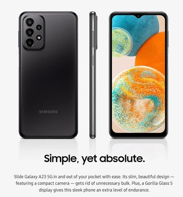 Samsung Galaxy A23 5G SM- A236U- 64GB/4GB- 6.6