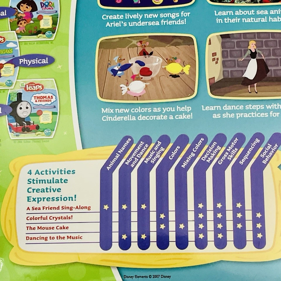 Leap Frog Baby Little Leaps Disney Princess Interactive Learning Disc 24+ Months - Image 4 of 4