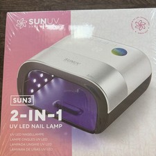 SUN3 Professional UV Light for Gel Nails, 2-I...