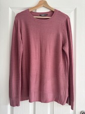 Nutmeg - Woman’s Long Sleeve Jumper / Sweater - Rose / Pink - Size 18