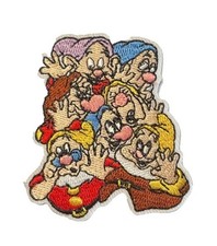 SNOW WHITE SEVEN DWARFS - DISNEY 1937 - Embroidered Iron-On/Sew Patch