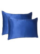 Set of 2 Silky Satin Pillowcase Pillow Case Cushion Cover Queen 20 30in