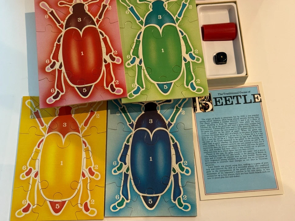 The Traditional Game Of Beetle | Vintage 1960s | Complete | Fast Shipping! - Image 3 of 4