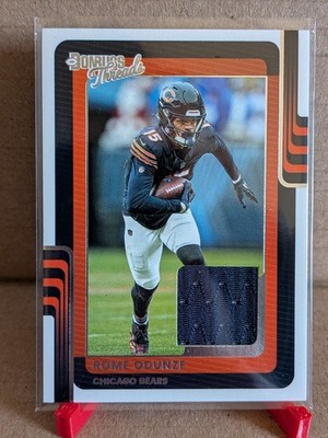 2025 Panini Donruss - Donruss Threads Rome Odunze #DTH-ROE (MEM)