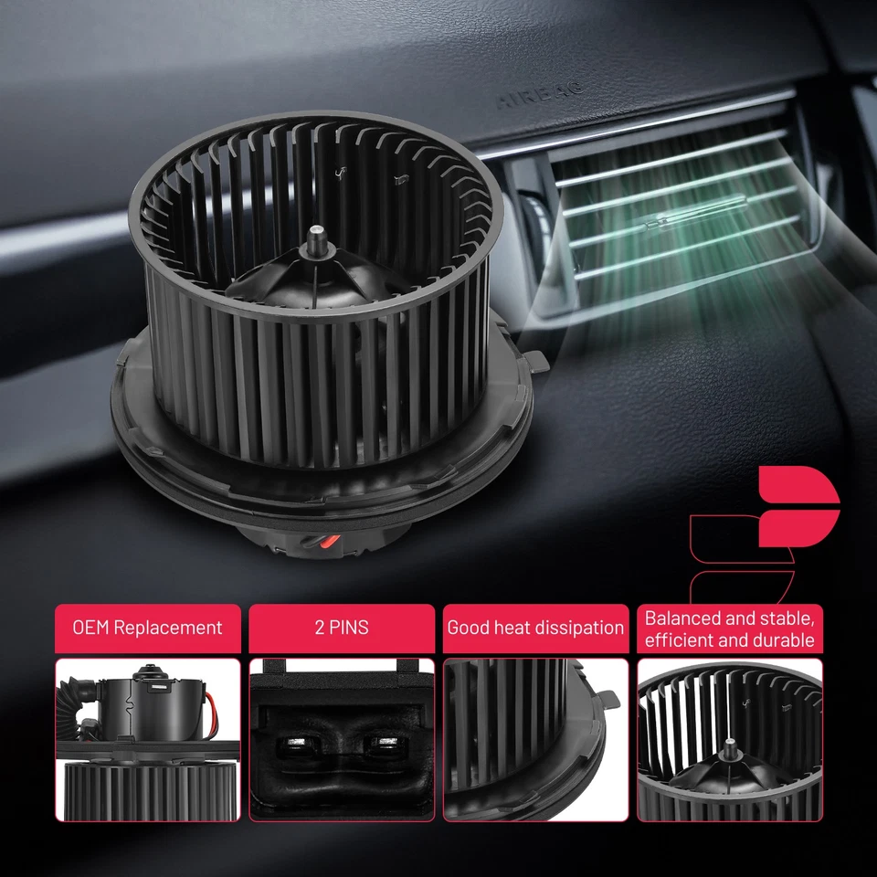 Motor soprador aquecedor HVAC com ventilador para Cadillac Escalade 2007 EXT V8 6.2L 19153680 - Imagem 3 de 4