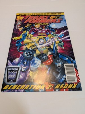 TRANSFORMERS TIMELINES 5 Botcon 2010 Edition Fun Publications Generation 2 Redux