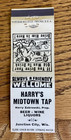 Harry's Midtown Tap - Vintage Match Cover -Junction City ,Wis. — photo 3
