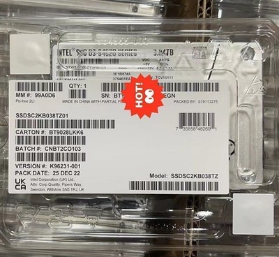 Intel S4520 3,84 TB SSD Solid State Drive SATA 6Gb/s 2,5'' SATA 3 SSDSC2KB038TZ01