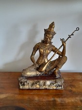 Bronze de Saraswati jouant du sitar