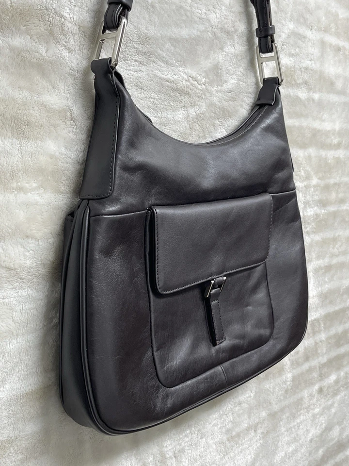 St Johns Bay Authentic Genuine Leather Hobo Shoulder Bag Handbag Satchel Purse - Image 2 of 4