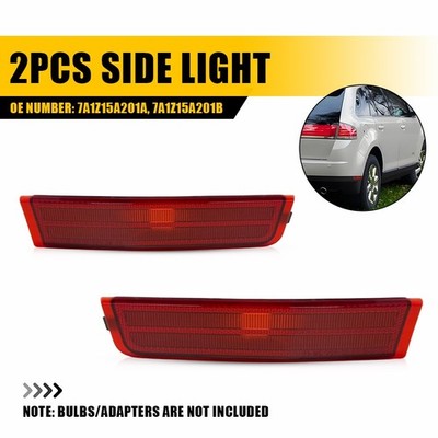 2X Rear Side Marker Light Red Housing For Lincoln MKX 2007-2010 7A1Z15A201A EOK