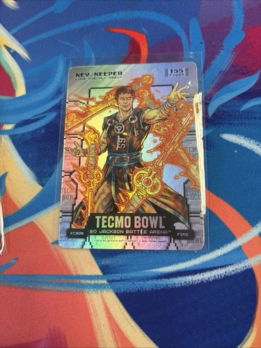 2026 Bo Jackson Battle Arena Tecmo Bowl Key Keeper DEBUT Silver Battlefoil Fire