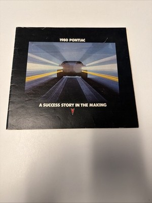 1980 pontiac sunbird firebird etc  brochure from dealership