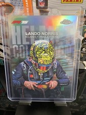 2025 Topps Chrome Formula 1 F1 Lando Norris Helmet Collection Refractor #HC-4