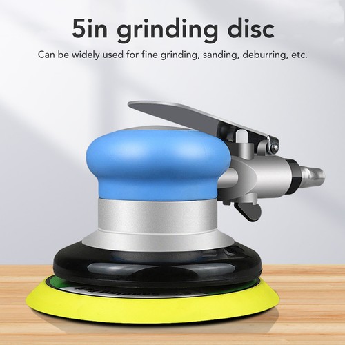 Air Sander 5in Orbital Pneumatic Sanding Machine 12000RPM Palm Grinder For New - Picture 19 of 23
