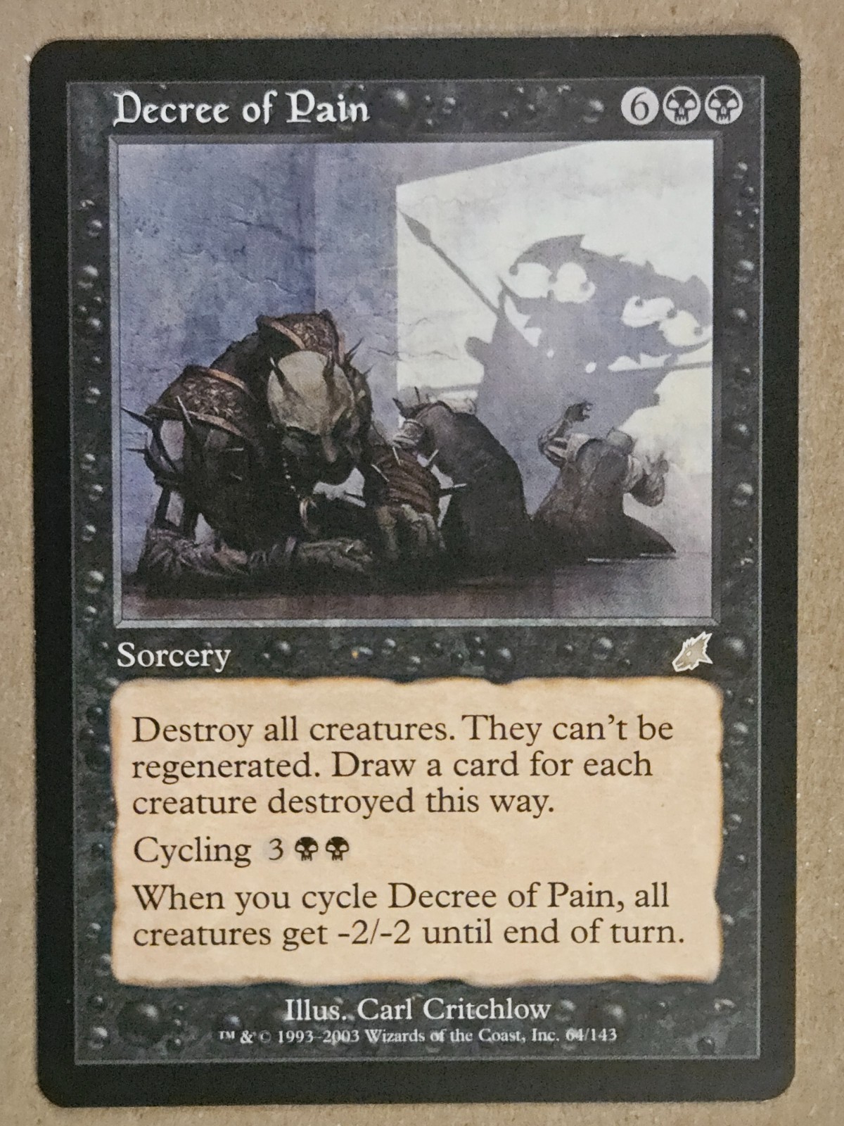 Decree of Pain - Scourge - Near Mint | MTG