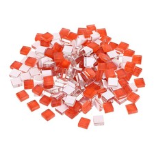 Micro Glass Tiny Mini Mosaic Tile for DIY Orange Pack of 200