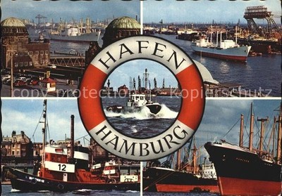 Schiffe Ships Navires Hafen Hamburg 