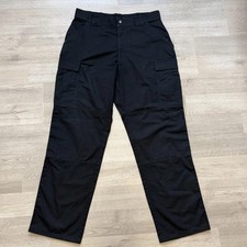 5.11 Tactical Pants Mens Large Black TDU Ripstop Cargo Relaxed Fit Duty Uniform
