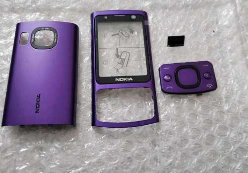 100% Genuine Nokia 6700S, 6700 Slide Front Cover , Battery Cover Purple - Picture 1 of 1