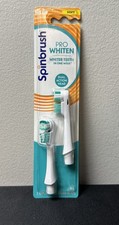 Spinbrush Pro Whiten Dual Action Replacement Brush Heads SOFT 2 HEADS