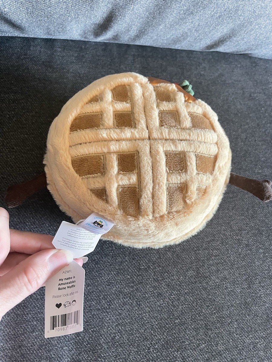 Jellycat NWT Waffle Plush Stuffed Animal Excellent Amuseable Rene