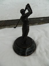 Bronze Figure of a Golfer on