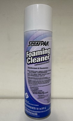 SprayPAK Foaming Cleaner 17oz Aerosol Disinfectant Cleaner 1 Can