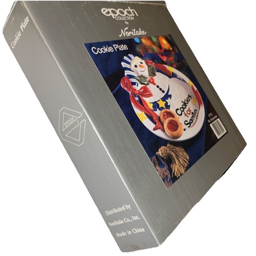 Galletas de Navidad para plato de Papá Noel Noritake Época Sr. Muñeco de Nieve Años 90 de Colección ** - Imagen 4 de 5