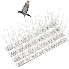 1/2/4 PCS Stainless Steel Bird Spikes Anti Pigeon Repelled Balcony Fence Kit