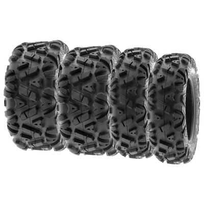 2* Front 23x8-11 2* Rear 24x8-11 SunF UTV Tire All Terrain 6 Ply - A033