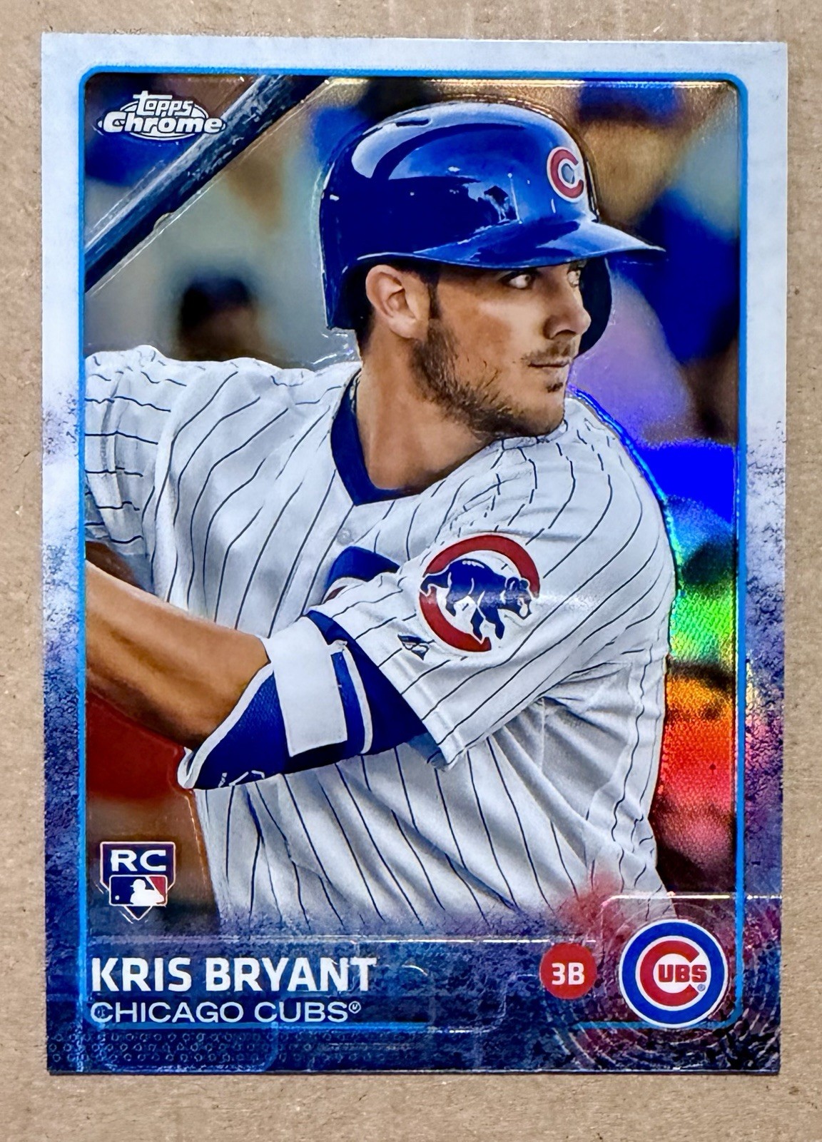 2015 Topps Chrome Kris Bryant RC #112 Chicago Cubs - Refractor