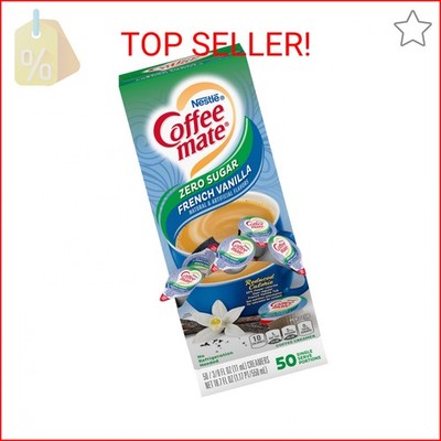 Nestle Coffee mate Coffee Creamer, Sugar Free French Vanilla, Liquid Creamer Sin