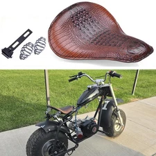 Motorcycle Bobber Solo Seat Spring Saddle For Coleman CT200U-EX 200Cc Mini Bike
