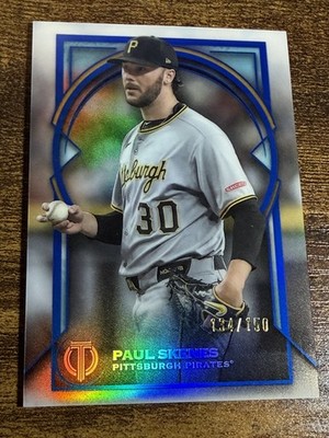 PAUL SKENES 2026 Topps Tribute #12 Blue Refractor /150