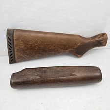 Used Mossberg 500 590 12 Gauge Wood Stock Forend Forearm Recoil Pad Buttstock