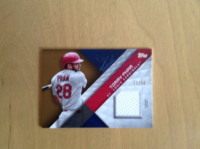 Tommy Pham 2018 Topps GOLD Game Used Jersey Card 11/50 | eBay