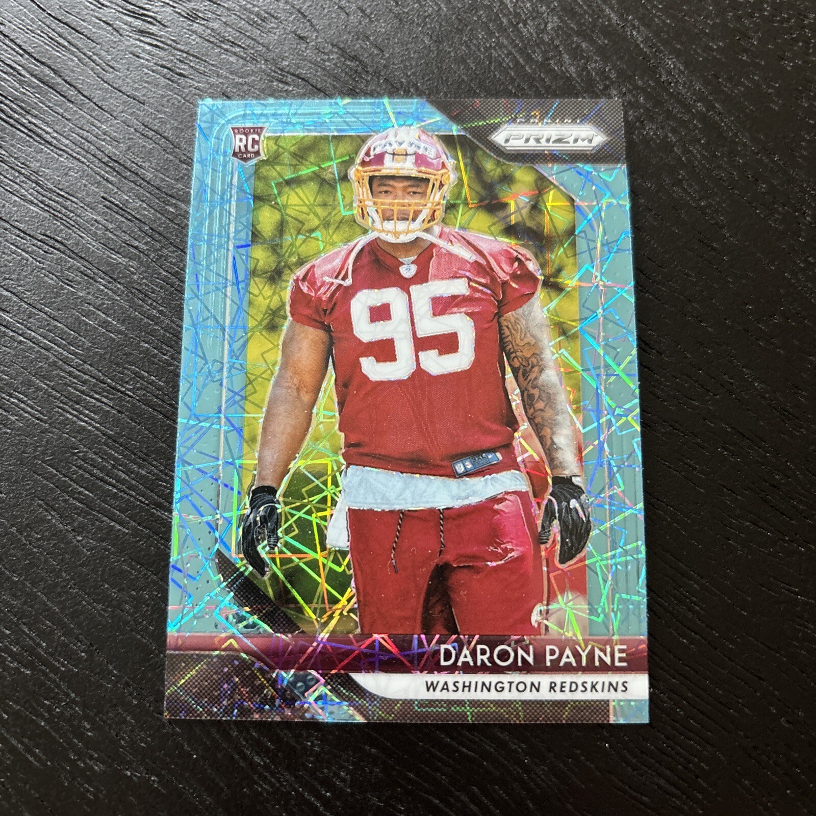 2018 Panini Prizm Rookie Lazer Prizm Daron Payne #245 Rookie RC